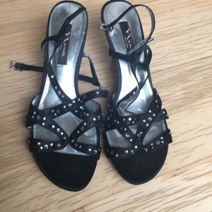 NWOT Nina sz10 evening heels satin dressy